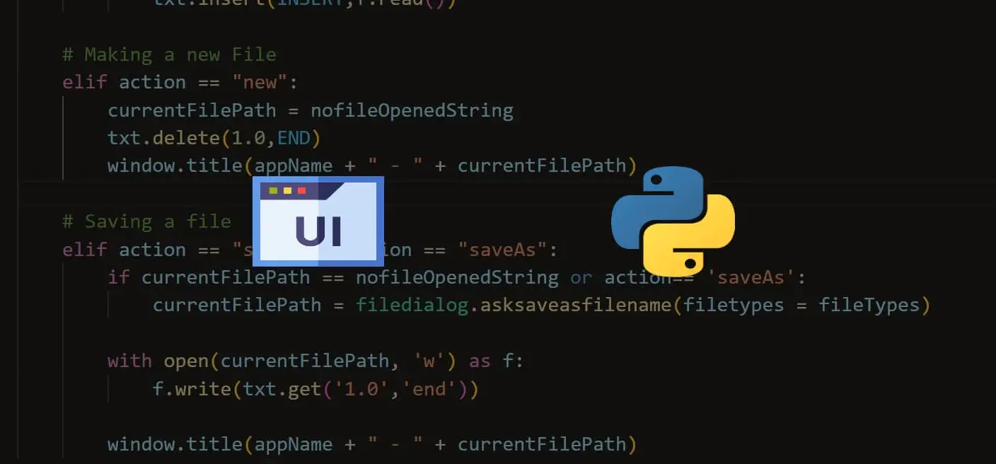 Tkinter Editor